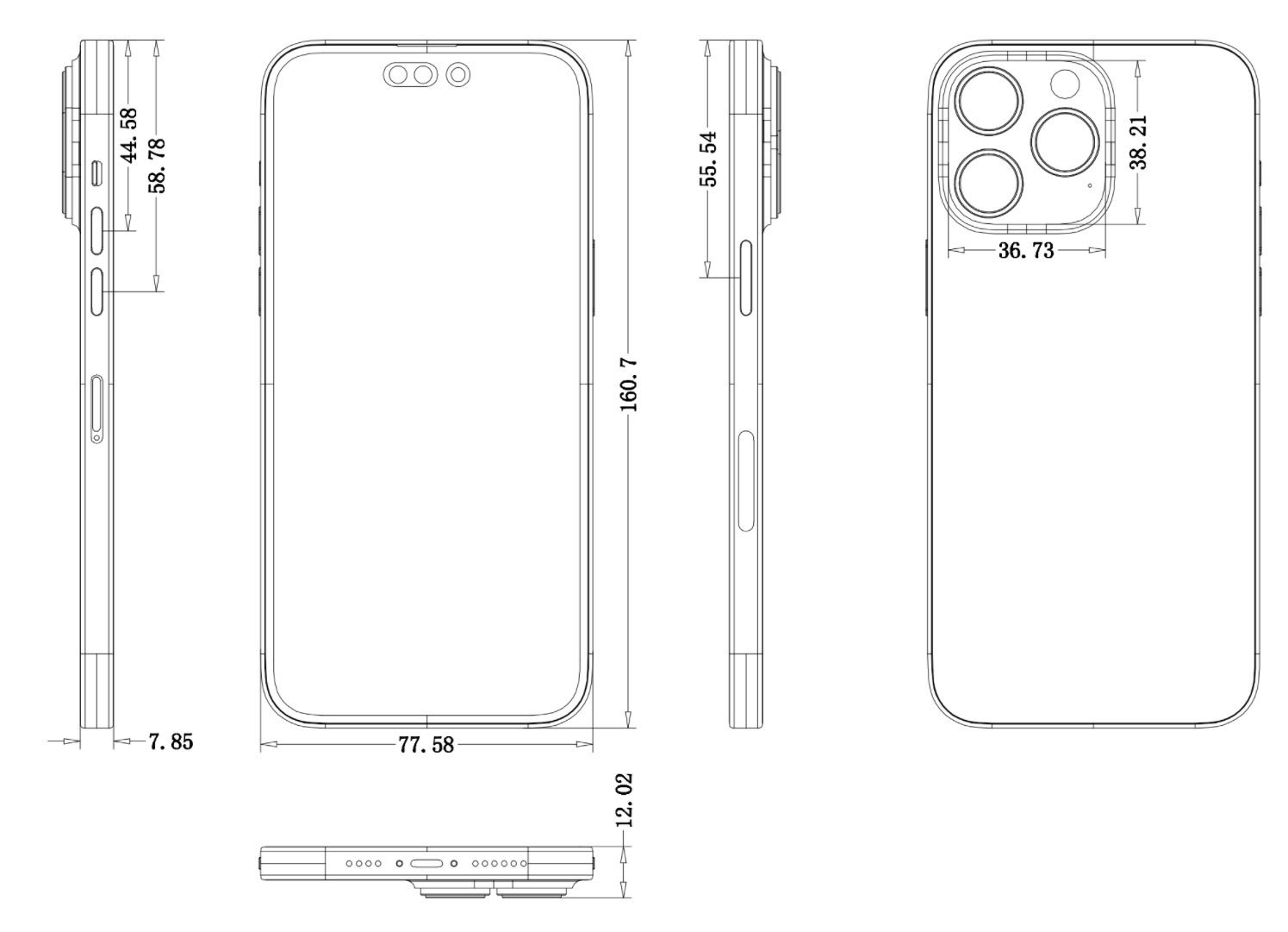 新款iPhone长这样？博主晒出苹果14系列设计细节图...-国际电子商情